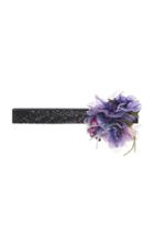 Dolce & Gabbana Floral-embellished Leather Belt