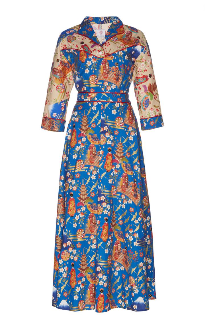 Gl Hrgel Collared A Line Dress