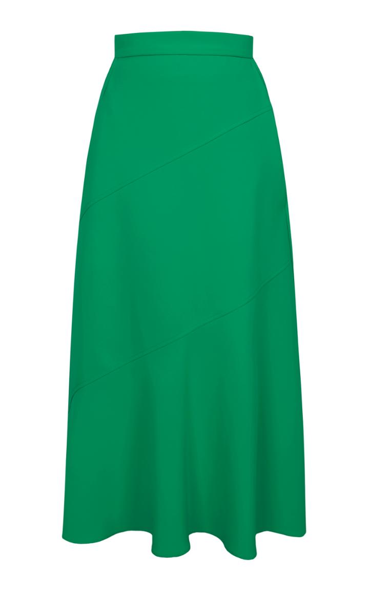 Dalood Asymmetric Midi Skirt