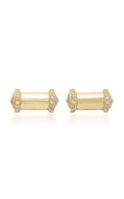 Colette Jewelry Bullet 18k Gold And Diamond Earrings