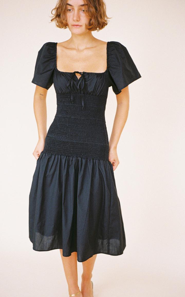 Moda Operandi Ciao Lucia Chiara Smocked Midi Dress