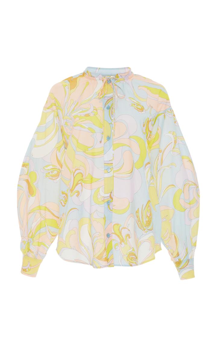 Emilio Pucci Full Sleeve Button Up Top