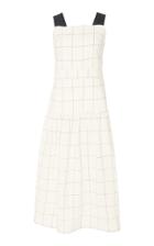 Sea Jacques X-factor Grid Linen Dress