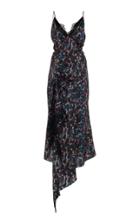 Olivier Theyskens Asymmetric Printed Dress