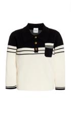 Moda Operandi Madeleine Thompson Two-tone Cashmere Polo Sweater