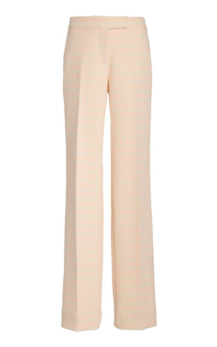 Moda Operandi Marina Moscone Straight-leg Cotton-blend Pants