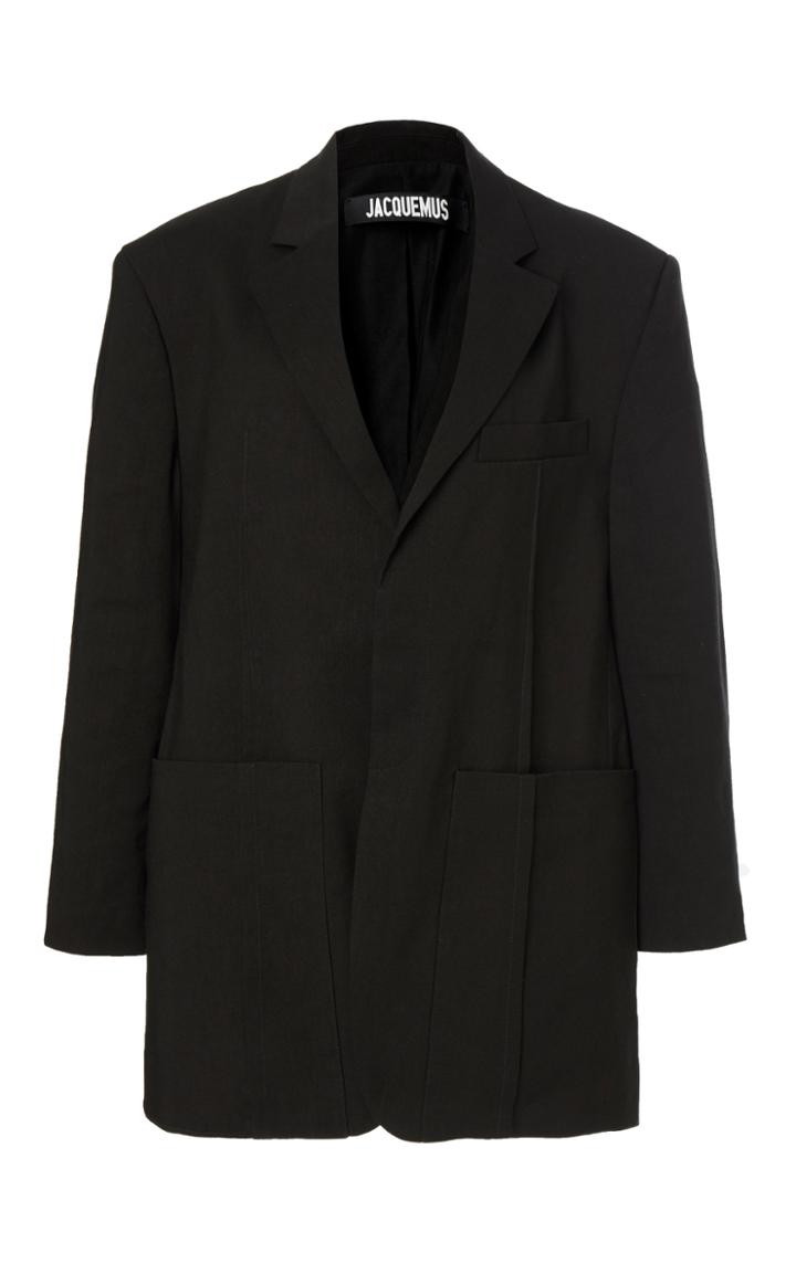 Moda Operandi Jacquemus D'homme Oversized Hemp-blend Blazer