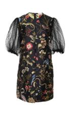 Red Valentino Mini Wildlife Print Dress