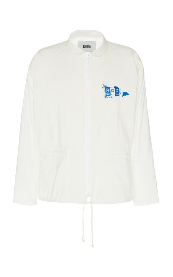 Bode Hand-painted Nylon Bermuda Jacket