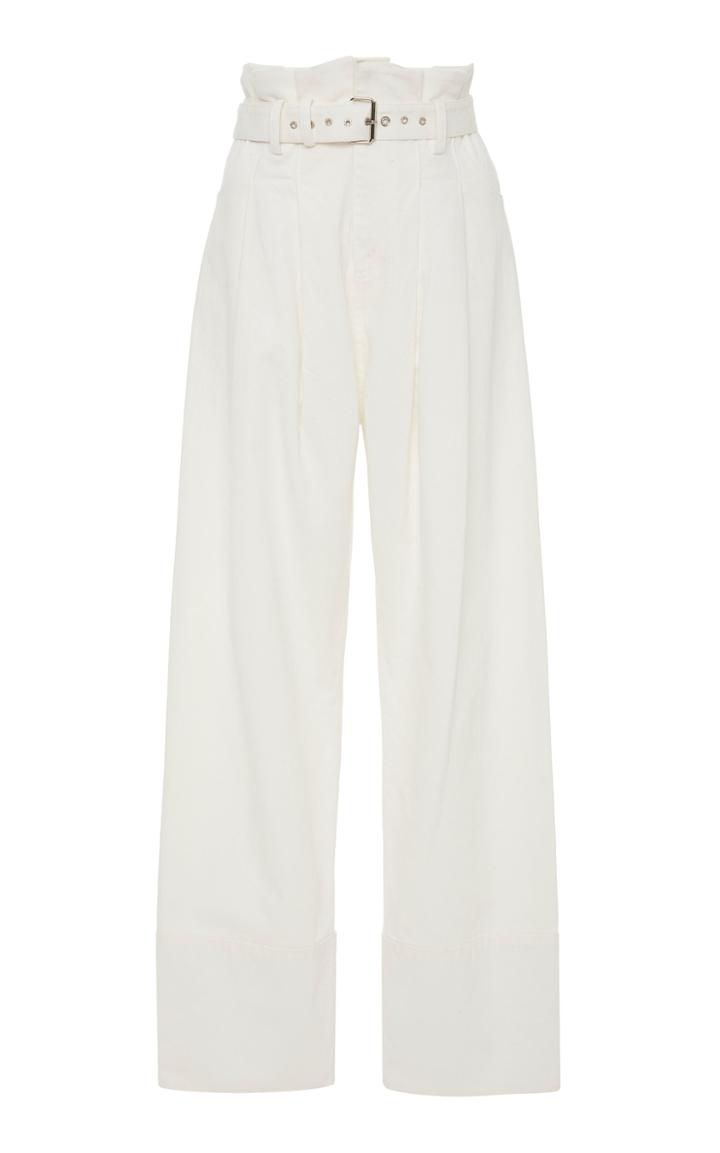 Rachel Comey Irolo High-waisted Cotton-blend Pants