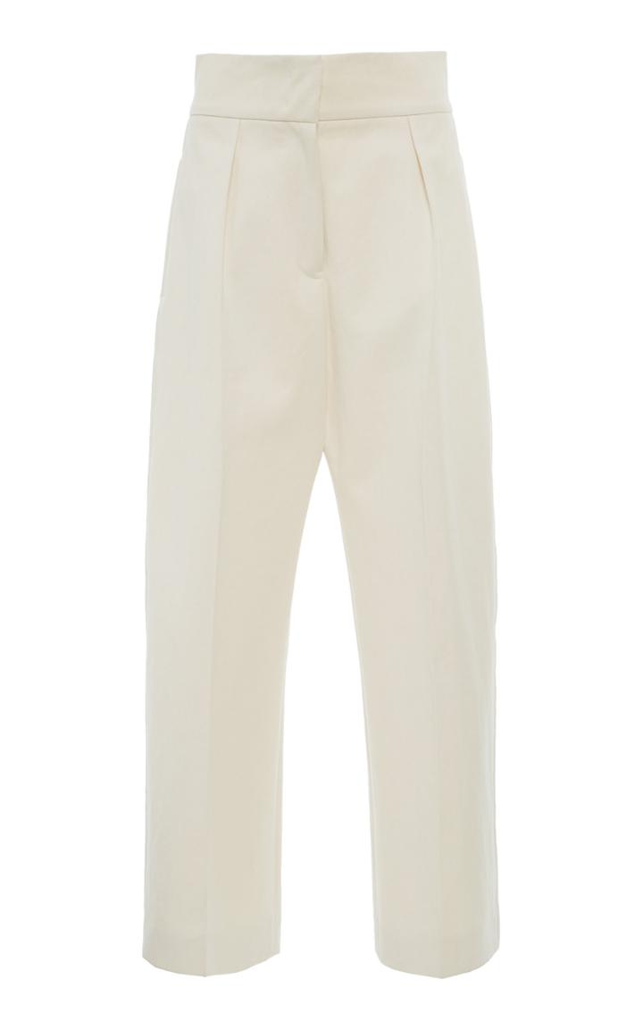 Jil Sander Mads High Rise Cotton Culotte