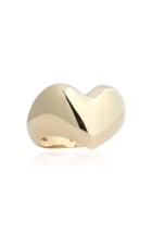 Rachel Quinn Puffed Heart 14k Yellow Gold Ring
