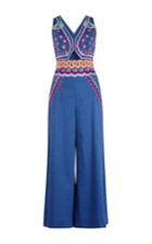 Temperley London Spellbound Denim Cutout Jumpsuit