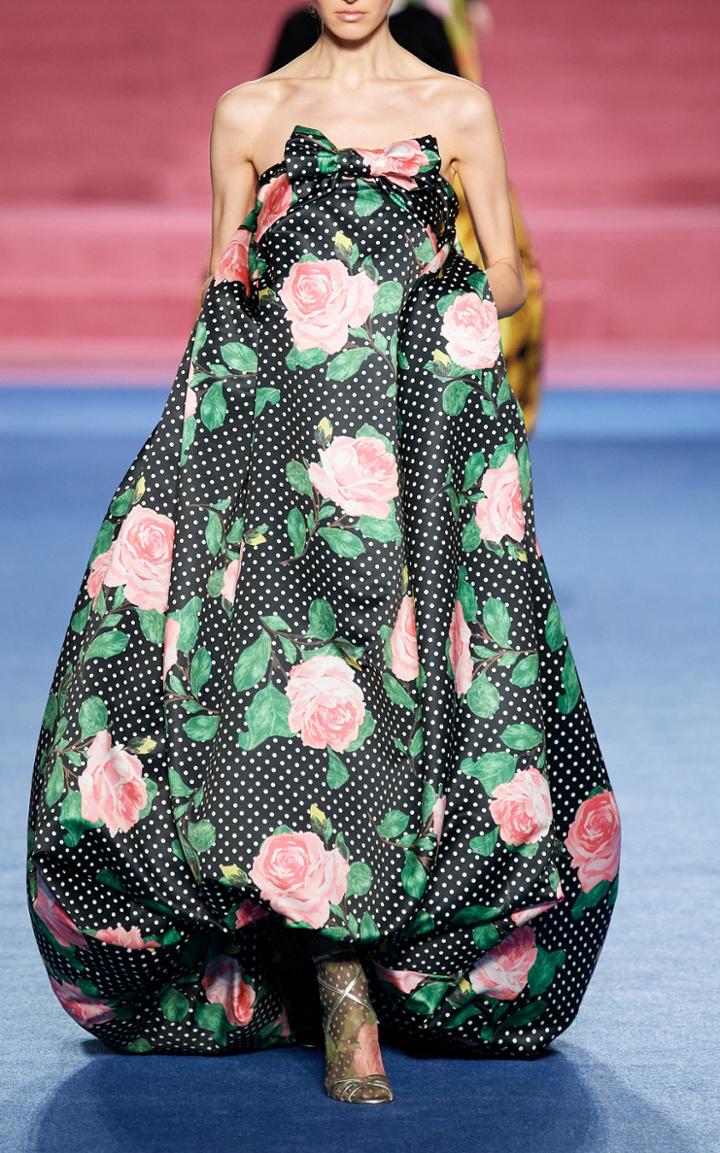Moda Operandi Richard Quinn Rose Dot Taffeta Bubble Gown