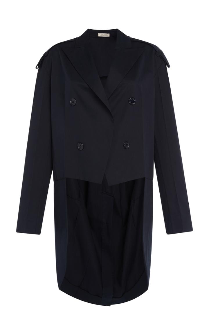 Nina Ricci Cotton Gabardine Coat