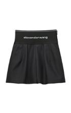 Alexander Wang Safari Elastic-logo Stretch-cotton Shorts