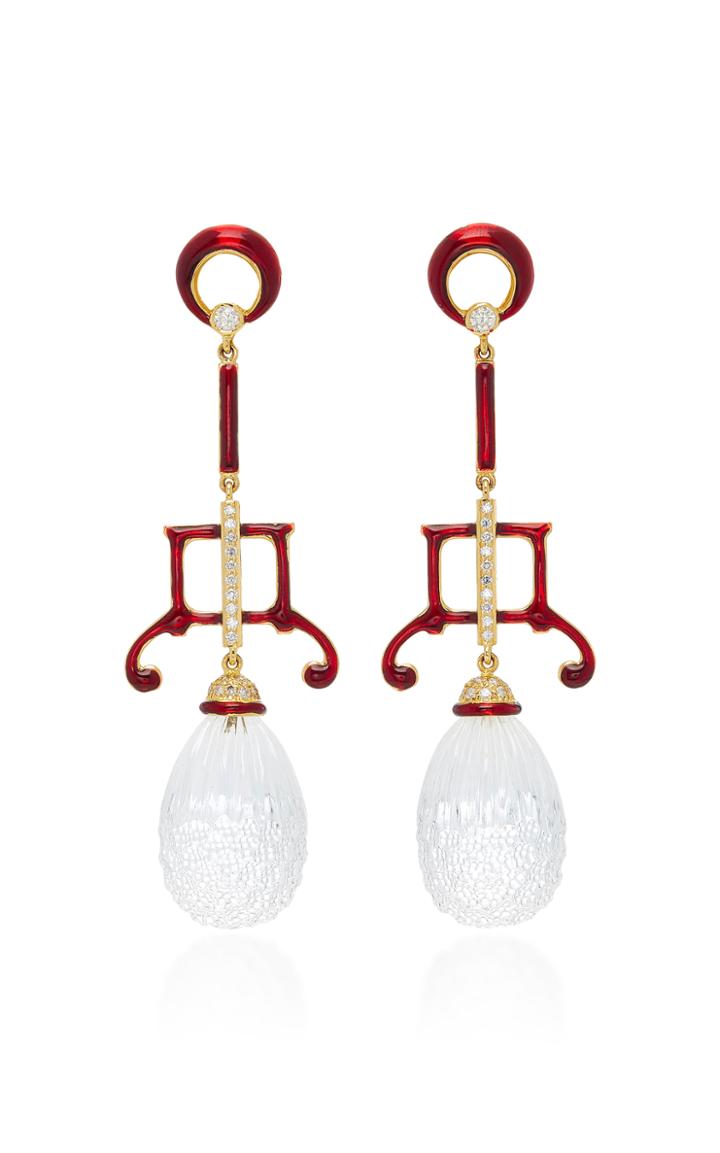 Hanut Singh One-of-a-kind Indochine Earrings