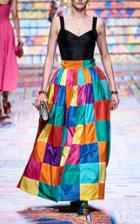Moda Operandi Dolce & Gabbana Belted Taffeta Skirt