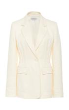 Moda Operandi Gabriela Hearst Minos Thread-embroidered Linen Blazer Size: 36