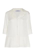 Moda Operandi Deitas Jing Jacquard Silk Top Size: 38