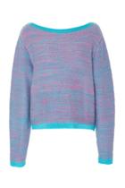 The Elder Statesman Cliff Stripe Cashmere Cropped Sweater