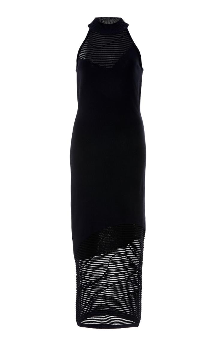 Cushnie Et Ochs Caster Shadow Stripe Dress