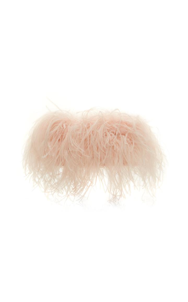 Moda Operandi Altuzarra Espadrille Feather Evening Clutch