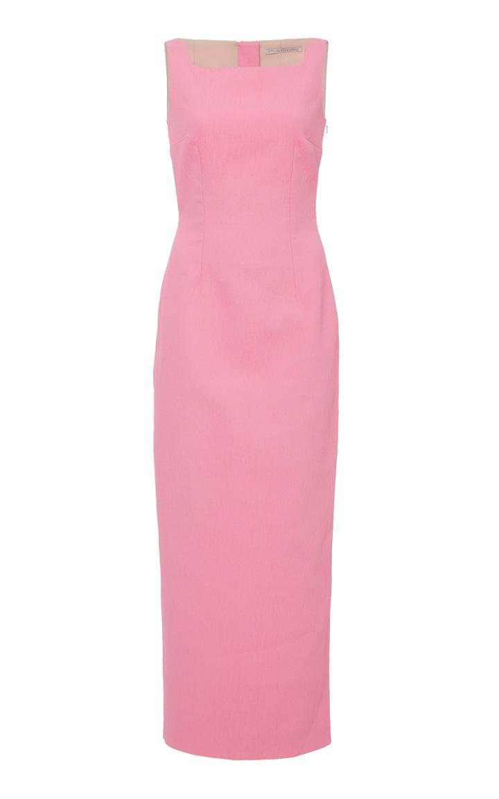 Emilia Wickstead Exclusive Clea Tweed Maxi Dress