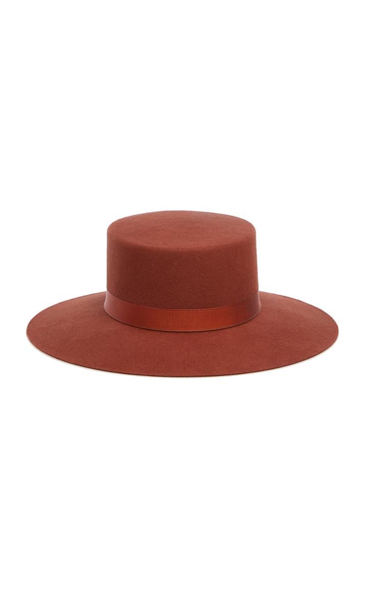 Alberta Ferretti Velour Hat