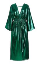 Moda Operandi Semsem Crystal-embellished Lam Midi Dress