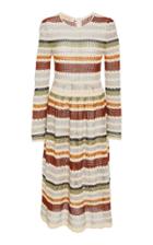 Ayni Umi Scalloped Long Sleeve Dress