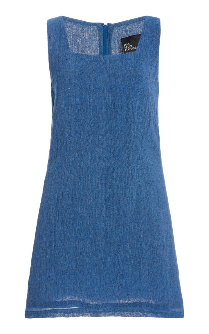 Lisa Marie Fernandez Charlotte Gauze Mini Dress