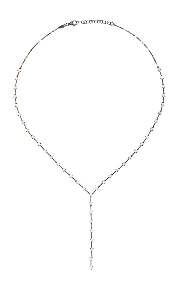 As29 White Diamond Y-necklace