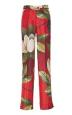 For Restless Sleepers Zelos Straight-leg Printed Silk Pants