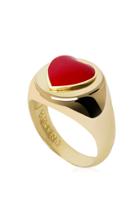 Moda Operandi Wilhelmina Garcia Gold-plated Heart Signet Ring