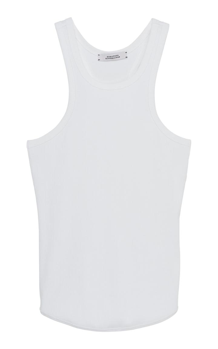 Moda Operandi Dorothee Schumacher All Time Favorites Ribbed Cotton Tank Top