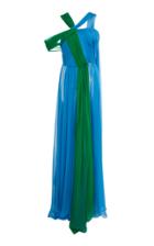Prabal Gurung Elisabeth Off The Shoulder Twist Plisse Gown