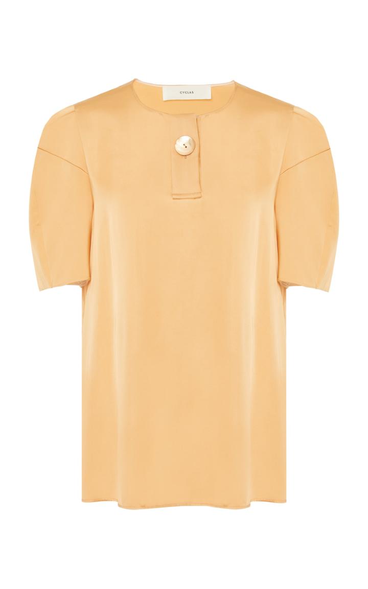 Cyclas Short Sleeve Button Blouse