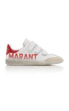 Isabel Marant Beth Logo-printed Leather Sneakers