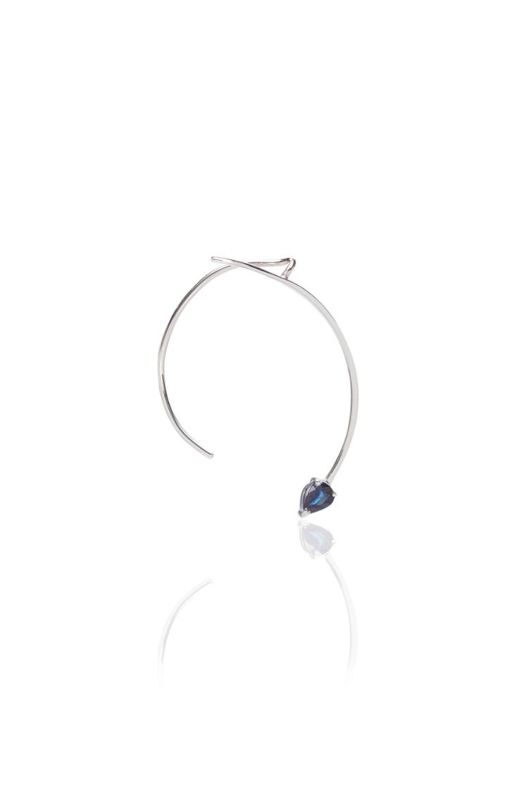 Kim Mee Hye Singe Sapphire Blossom Earring