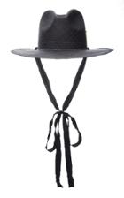 Brock Collection X Nick Fouquet Silk-trimmed Straw Fedora Size: 7 3/8