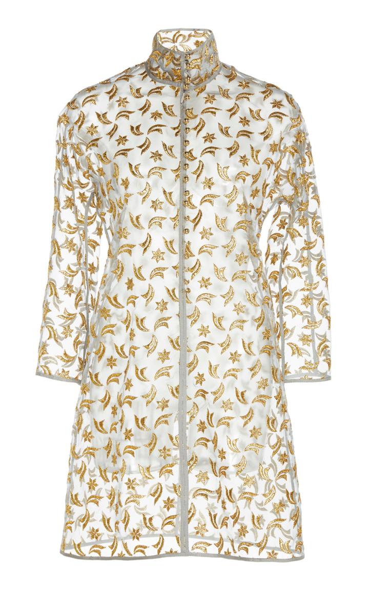 Maison Rabih Kayrouz Embroidered Stars Mini Dress