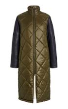 Moda Operandi Apparis Brooklyn Quilted Vegan Leather Coat