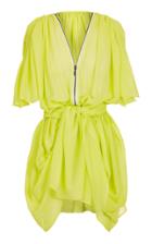 Maticevski Abandonner Ruched Silk Blouse