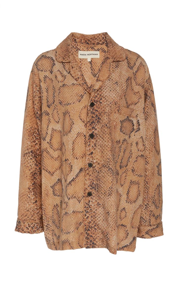 Mara Hoffman Iris Relaxed Button Down Shirt