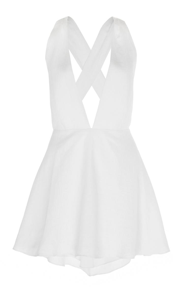 Moda Operandi Leal Daccarett Alba Linen Top Size: 2
