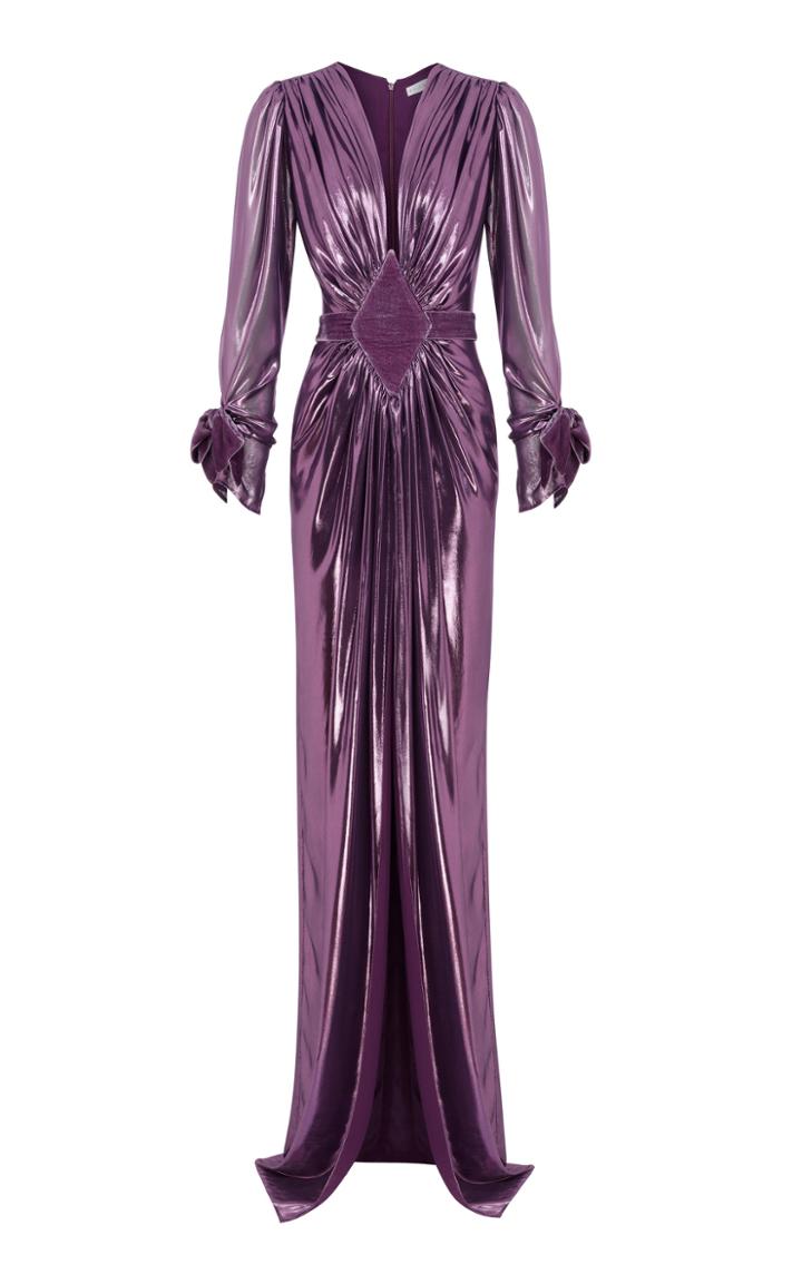 Moda Operandi Raisa Vanessa Ruched Lurez Gown