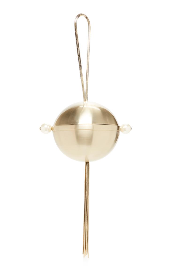 Rosantica Mickey Brass And Pearl Bag