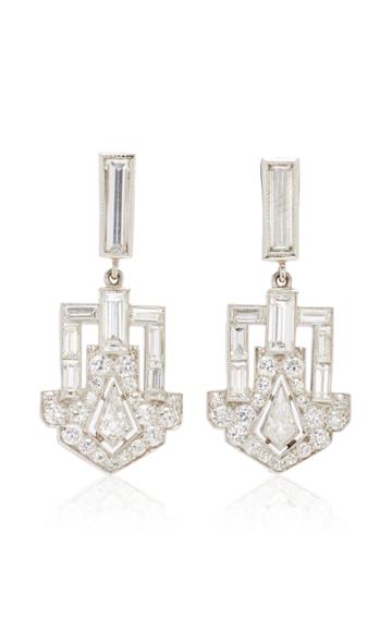 Mindi Mond Dangling Deco Shield Earrings