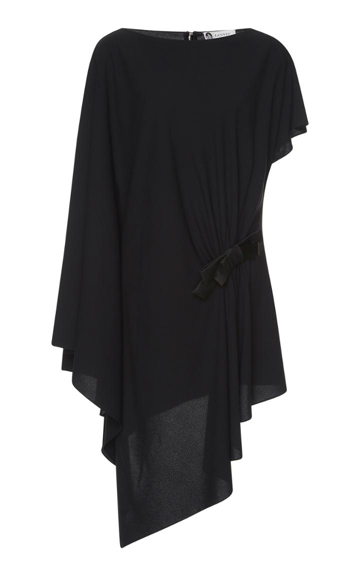 Lanvin Draped Asymmetrical Dress